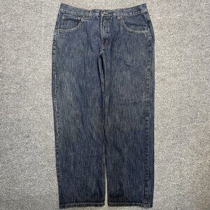 Vintage Y2K Baggy 212 NYC Denim Mens Jeans 42 Dark Wash